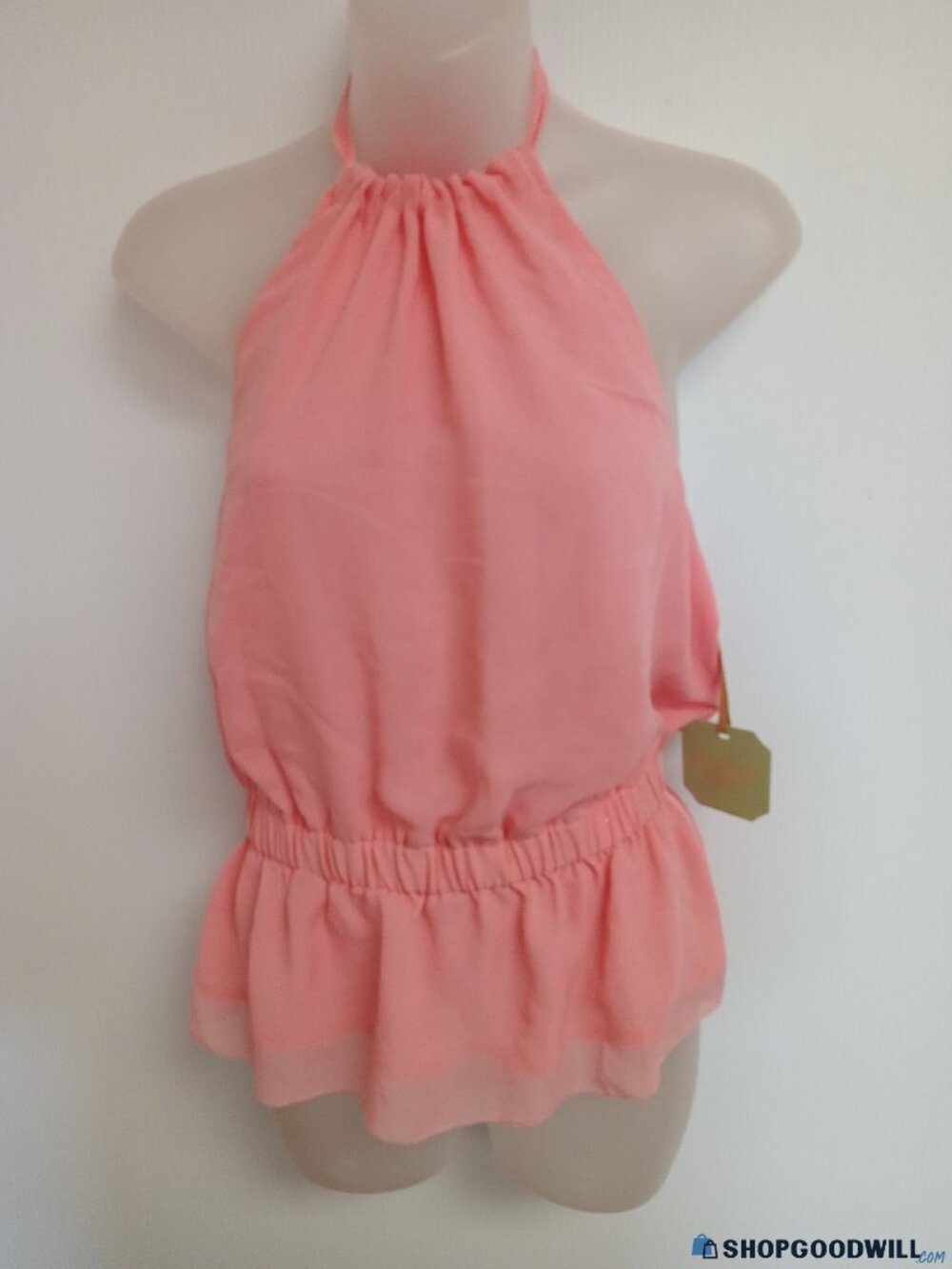 NWT Ryegrass Women’s Halter Top Blouse Small Strawberry Ice